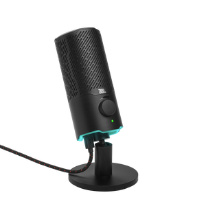 JBL Quantum Stream - Black - Dual pattern premium USB microphone for streaming, recording and gaming - Detailshot 1